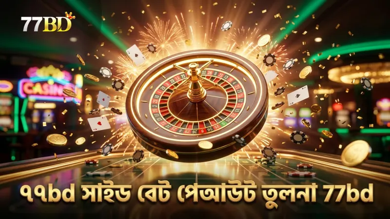 সাইড বেটের পেআউট স্পিড ও ধরনে ৭৭bd প্ল্যাটফর্মের তুলনা।