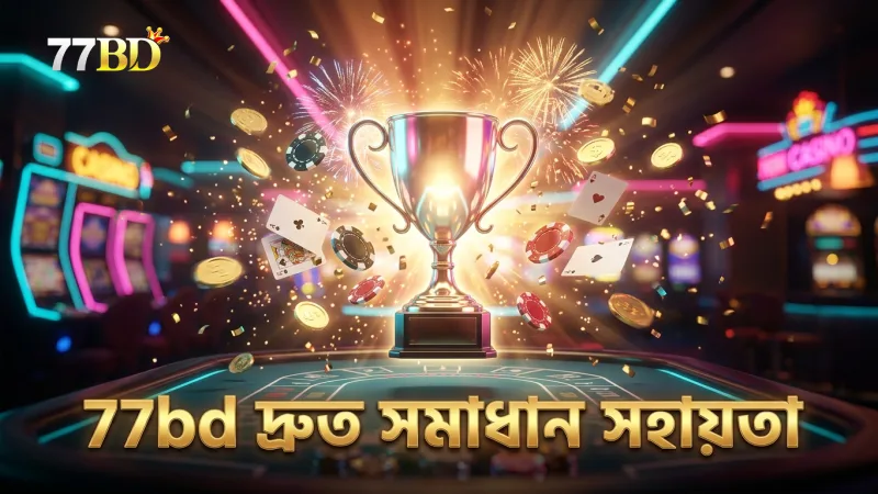সাধারণ প্রশ্নের দ্রুত সমাধানে 77bd এর কাস্টমার সাপোর্ট ব্যবহার করুন