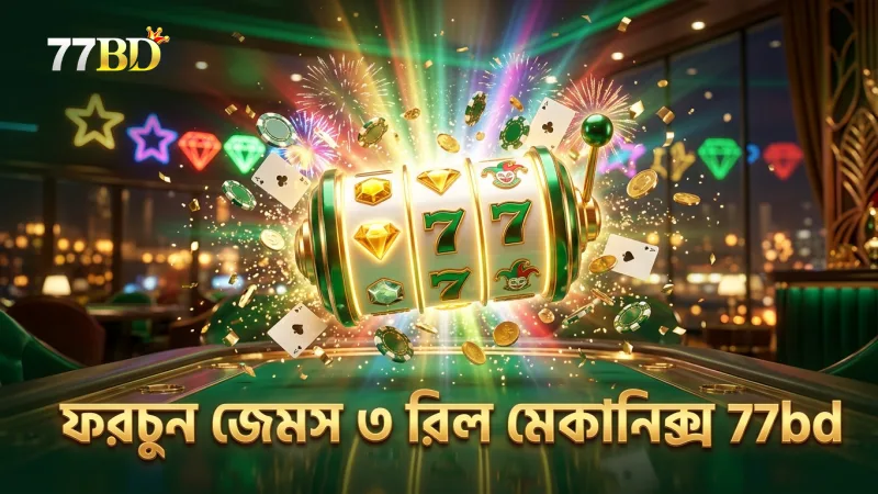 ৩-রিল মেকানিক্স ফরচুন জেমস স্লটে সহজ ও কার্যকর।