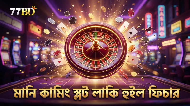 মানি কামিং স্লটের লাকি হুইল ফিচার নিয়মিত পরীক্ষা করা হয়েছে