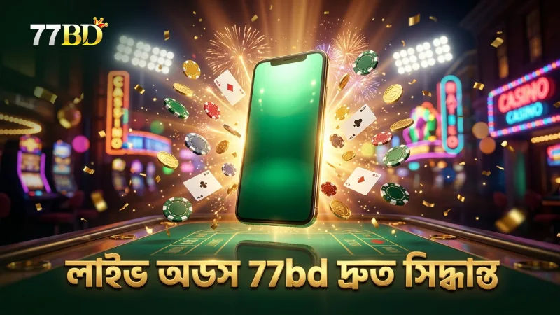 লাইভ অডস ওঠানামা বুঝে দ্রুত সিদ্ধান্ত নিন 77bd থেকে